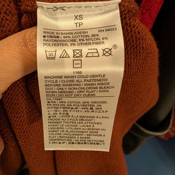 NWT Banana Republic Knit sweater dress XS - Picture 7 of 7